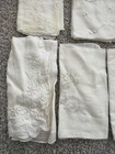 Vintage Hanky Lot White Lace Wedding Pocket Square Embroidered Handkerchief