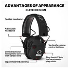 Walkers Razor Electronic Shooting Ear Muff Slim Shooting Anti-noise Earphone