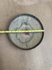 Big Antique Chinese Hand Made Brass Gong W  Gong Stick                