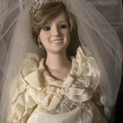 Princess Diana  Prince Charles  And Flower Girl Wedding Dolls From Danbury Mint 