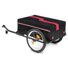 Bike Cargo Trailer Foldable Bicycle Cart Bike Wagon Trailer W  Universal Hitch