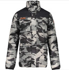 New Obermeyer Boy s Black Rogue Camo Bennett Down Jacket Coat Sz Large L