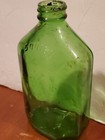 Vintage Squibb Green Glass Medicine Bottle  Druggist  Pharmacy  Made In Usa  6 
