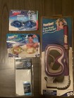 Vintage Speedo Goggles   Cap   Aquasport Snorkel Set    Aqua Pro Goggles Bundle
