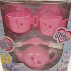 Princess Pretend Play Tea Set-pink-8 Pieces-teapot-cups-plates