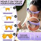 Magnifying Glass With Light 1 5x To 5 0x  Rechargeable Purple 