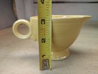 Vintage Fiesta Hlc Regular Ring Handle Creamer - Yellow - Made In Usa