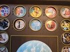 Vintage Manzi Nasa Mission Patch Plaque Mercury Gemini Apollo Lenticular Ray Inc