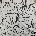 Kerrits Top Womens Xl Gray Horse Print Equestrian Performance Vented Athletic