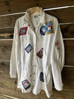 90s Vintage Rare Mickey Mouse Transatlantic Luxury Patch Jacket Disney Cruise 
