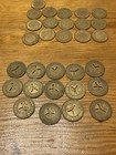 Lot Of 62 New York City Transit Subway Tokens Solid Brass  Old