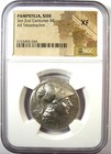 Pamphylia Side Ar Tetradrachm Silver Greek Athena Coin 200 Bc - Certified Ngc Xf