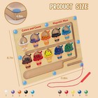 Magnetic Color Number Maze For Toddlers montessori Counting Board