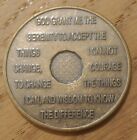 13 Year Thirteen Alcoholics Anonymous Aa Bronze Medallion Coin Sobriety Chip 