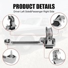 Front Exterior Door Handle Left Side right Side Compatible With 1980-1996 Ford F