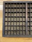 Antique Large Wood Printer Type Set Drawer 32 X 16 5   all Small Slots 