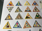 Retired Girl Scout Brownie Try It Badges Lot Of 29 Patches