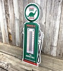 Sinclair Dino Gasoline Gas Oil Thermometer 17  Metal Aluminum Sign Garage New