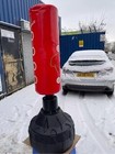 Adult Free Standing Punch Bag Heavy Duty Boxing Mma Training Kick Punching Red