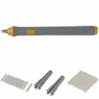 Gray Rubber Pencil Drawing Sketch Electric Erasers Kit Office Supplies Writing