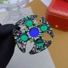 Ladies Vintage Rhinestone Brooch Women Party Dress Suit Accessories Pin