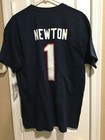 Mvp Cam Newton  1 New England Patriots Nflpa Jersey T-shirt Men s Nwt