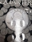 H e  Harris Coin Collecting Folder Album Book - Quarters Plain  2692
