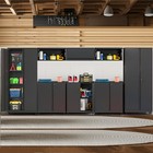 8pcs Rolling Garage Cabinet Set Storage Cabinet Tool Boxes Set Workshop System