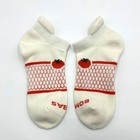 Bombas 3 Pairs Women s Farmers Market Ankle Socks Cushion Size Med 8-10 5 White