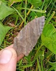 Antique Native American Dovetail Arrowhead Made From Flint  Chirt  Menolite