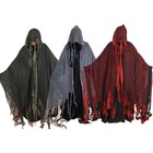 Halloween Hooded Cloak Medieval Renaissance Wizard Cloak Reaper Cosplay Cape  