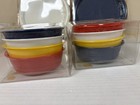 Vintage Berg Plastic Dinnerware   Plates Cups And Bowls   Original Packaging 
