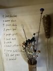 Vintage Antique  Victorian Hat Pins Lot   35 Pins 