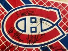 Rare Vintage Signed Montreal Canadiens Nhl Pennant - Patrick Roy     
