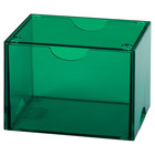 Dragon Shield Strongbox Deck Box Clear Green  Holds 100  Cards  Lot Of 10 Qty