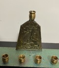 Vintage Hanukkah Menorah Judaica Made In Israel 8   