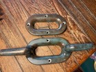 Vintage Cast Bronze Combination Cleat hawse Hole 12  Long   2 Avail 