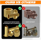 280pcs Compression Fittings Assortment Kit - 6 Sizes  1 4   3 8   5 16   1 2  