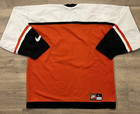 Vintage Philadelphia Flyers Nike Hockey Jersey Orange Large L 90s Made In Canada