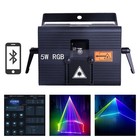 4pcs 5w Ios Android Rgb Animation Dmx Ilda Projector Laser Lights Dj Party Stage