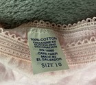 Vintage 90s Girls Underwear Lot Of 3 Briefs Pink Teal Size 10 High Waist Briefs