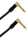 2pack 3ft 1 4 To 1 4 Right Angle Pro Audio Sound Microphone Patch Cable E27 03-n