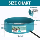 Heated Water Bowl For Dog   Cat  Outdoor Heated Dog Bowl Provides Drinkable W   