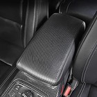 Car Center Console Armrest Cover For 2011-2020 2021 Jeep Carbon Fiber Texture