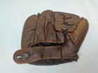 Vintage Wilson A2200 2 Finger Glove Ball Hawk 3 Professional Leather Mitt 1940s