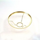 Aladdin Brass Plated 10  Under Burner Shade Ring For Glass Shades