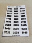 Year Stickers For Calendars  Planners  Journals Style F