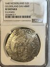 1640 Netherlands Gelderland Daalder Dav-4849 Ngc Certified Lion Dollar Coin