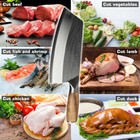 Stainless Steel Asian Kitchen Knife Butcher Chef Damascus Cleaver Chopping Meat