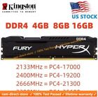 Hyperx Fury Ddr4 4gb 8gb 16gb 32gb 3200 2400 2666 Desktop Ram Memory Dimm 288pin